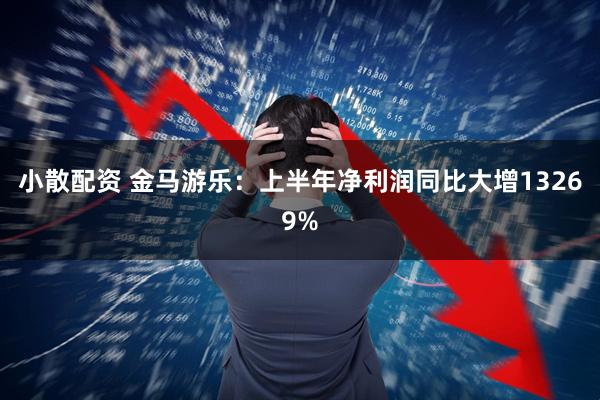 小散配资 金马游乐：上半年净利润同比大增13269%